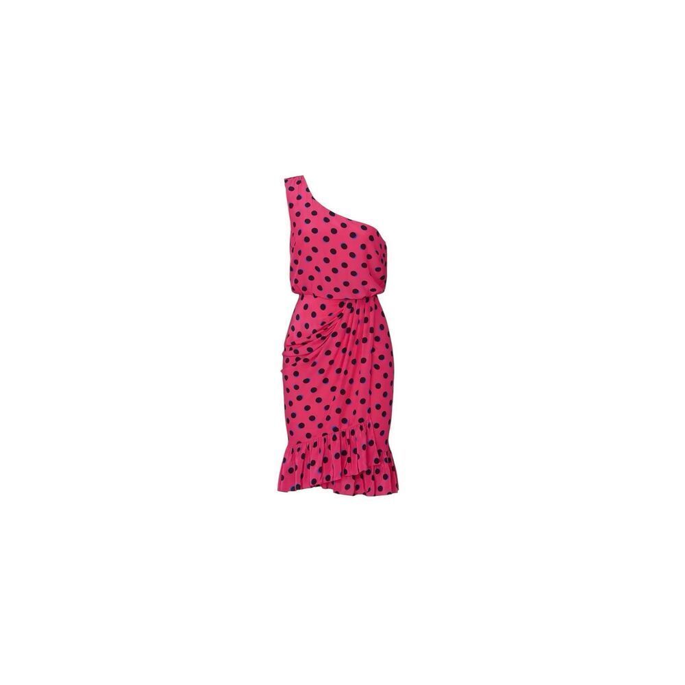 Derek Lam 10 Crosby Taula One Pink Polka Dot Shoulder Dress Size 4 MSRP: $495